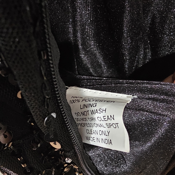 Mac Duggal 5988 Long Sleeve Jewel Neck Dress - Picture 9 of 9